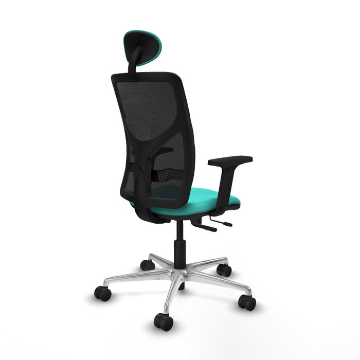 PIQUERAS Y CRESPO Silla de oficina Motilla Sincro/Traslack Turquesa y Negro PIQUERAS Y CRESPO Silla de oficina Motilla Sincro/Traslack Turquesa y Negro