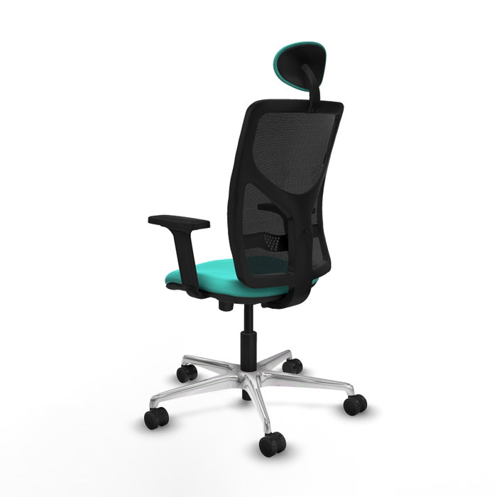 PIQUERAS Y CRESPO Silla de oficina Motilla Sincro/Traslack Turquesa y Negro PIQUERAS Y CRESPO Silla de oficina Motilla Sincro/Traslack Turquesa y Negro