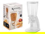 Kinvara Dispensador de Cereales Plástico Blanco 4.5L - 16x20x40 cm (Set de 6)