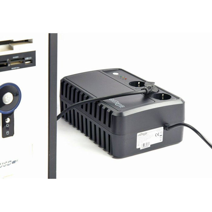 GEMBIRD EG-UPS-3SDT600-01 Sistema de Alimentación Ininterrumpida 0,6 kVA 360 W 3 Salidas AC GEMBIRD EG-UPS-3SDT600-01 Sistema de Alimentación Ininterrumpida 0,6 kVA 360 W 3 Salidas AC