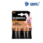 Duracell Plus LR6 (AA) Pilas Alcalinas, Blíster 4