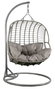DKD Home Decor Sillón Colgante de 2 Plazas en Ratán Sintético Gris