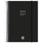Finocam Agenda de Espiral 18 Meses 2026-2027 Negro