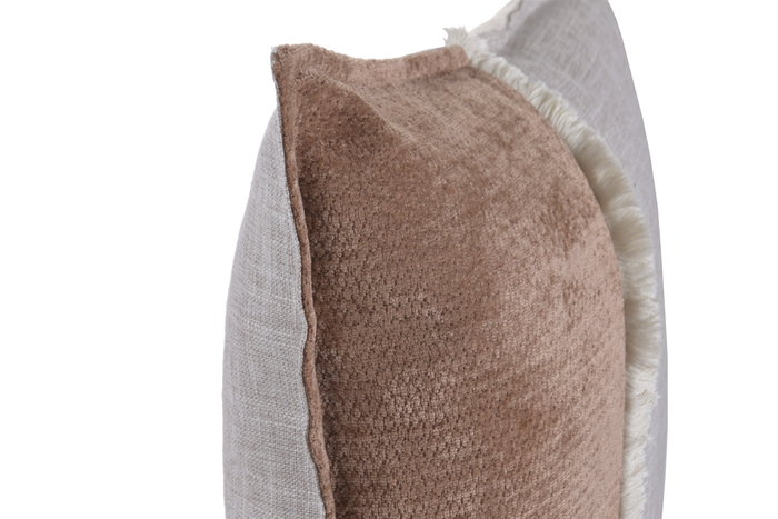 DKD Home Decor Set de 2 Cojines Bicolores de Poliéster 45x45x45 cm