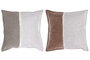 DKD Home Decor Set de 2 Cojines Bicolores de Poliéster 45x45x45 cm