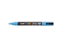 Posca Marcador PC-3M Punta Cónica 0,9 - 1,3 mm Azul Claro