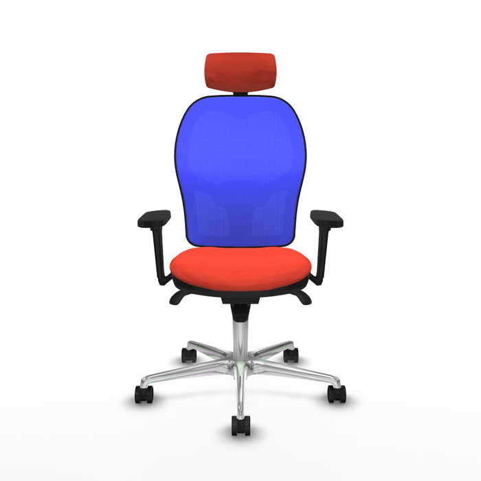 PIQUERAS Y CRESPO Silla de oficina Jorquera con mecanismo Sincro, brazos 3D y cabecero regulable PIQUERAS Y CRESPO Silla de oficina Jorquera con mecanismo Sincro, brazos 3D y cabecero regulable