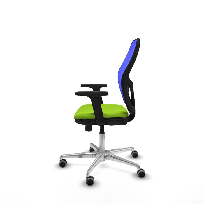 PIQUERAS Y CRESPO Silla de oficina Jorquera Pistacho y Azul