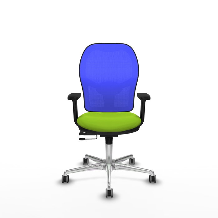 PIQUERAS Y CRESPO Silla de oficina Jorquera Pistacho y Azul