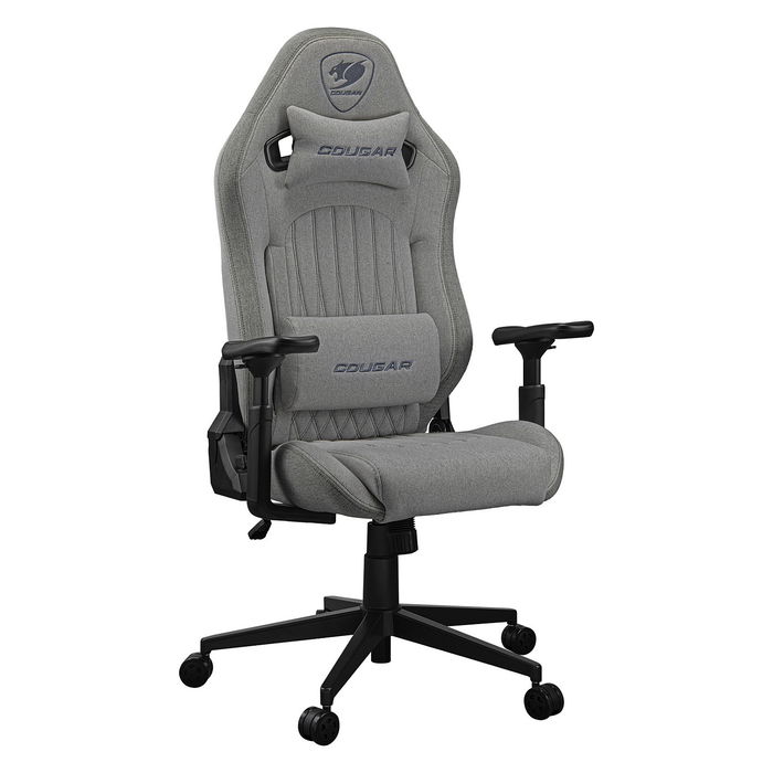 COUGAR Silla Gaming Explore Royal Ash F, Silla para Videojuegos Universal de Tela Negro/Gris, Soporta hasta 120kg COUGAR Silla Gaming Explore Royal Ash F, Silla para Videojuegos Universal de Tela Negro/Gris, Soporta hasta 120kg
