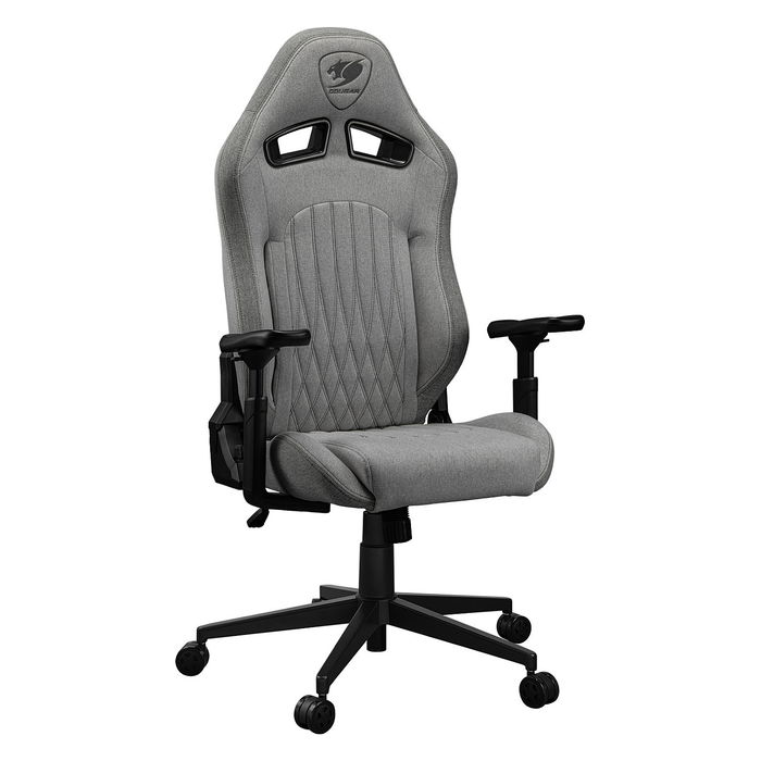 COUGAR Silla Gaming Explore Royal Ash F, Silla para Videojuegos Universal de Tela Negro/Gris, Soporta hasta 120kg COUGAR Silla Gaming Explore Royal Ash F, Silla para Videojuegos Universal de Tela Negro/Gris, Soporta hasta 120kg