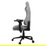 COUGAR Silla Gaming Explore Royal Ash F, Silla para Videojuegos Universal de Tela Negro/Gris, Soporta hasta 120kg