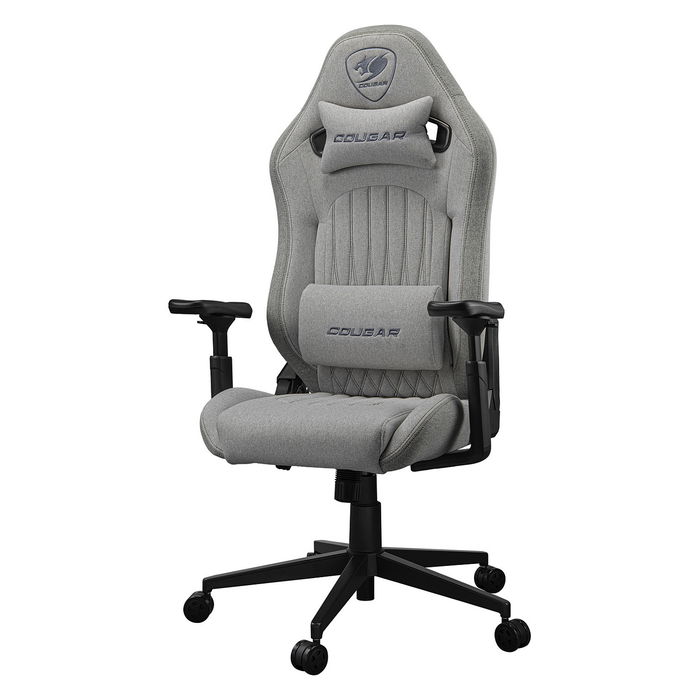 COUGAR Silla Gaming Explore Royal Ash F, Silla para Videojuegos Universal de Tela Negro/Gris, Soporta hasta 120kg COUGAR Silla Gaming Explore Royal Ash F, Silla para Videojuegos Universal de Tela Negro/Gris, Soporta hasta 120kg