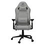 COUGAR Silla Gaming Explore Royal Ash F, Silla para Videojuegos Universal de Tela Negro/Gris, Soporta hasta 120kg