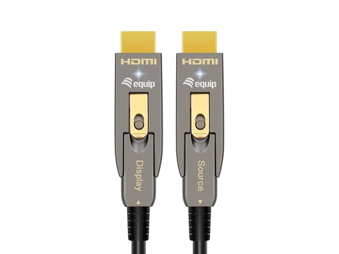 EQUIP Cable Óptico Activo HDMI 2.0 Desmontable 20m EQUIP Cable Óptico Activo HDMI 2.0 Desmontable 20m