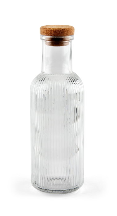 La Mediterranea Botella de Vidrio de 1 Litro con Tapón de Corcho (24 Unidades)巫 La Mediterranea Botella de Vidrio de 1 Litro con Tapón de Corcho (24 Unidades)巫