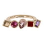 Adore Brilliance Anillo Rose Gold T-52 con Cristales Swarovski