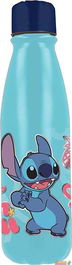 Stor Botella Aluminio Stitch Palms 600 ml.