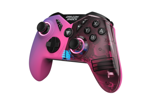 Dragon Shock 146045 Mando Multicolor Bluetooth para Nintendo Switch con Giroscopio, Botones Programables y Retroiluminación LED, 2.1+EDR, 550 mAh, Carga USB-C, Inalámbrico Dragon Shock 146045 Mando Multicolor Bluetooth para Nintendo Switch con Giroscopio, Botones Programables y Retroiluminación LED, 2.1+EDR, 550 mAh, Carga USB-C, Inalámbrico