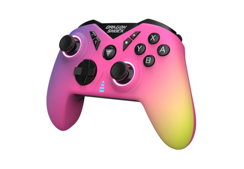 Dragon Shock 146045 Mando Multicolor Bluetooth para Nintendo Switch con Giroscopio, Botones Programables y Retroiluminación LED, 2.1+EDR, 550 mAh, Carga USB-C, Inalámbrico Dragon Shock 146045 Mando Multicolor Bluetooth para Nintendo Switch con Giroscopio, Botones Programables y Retroiluminación LED, 2.1+EDR, 550 mAh, Carga USB-C, Inalámbrico