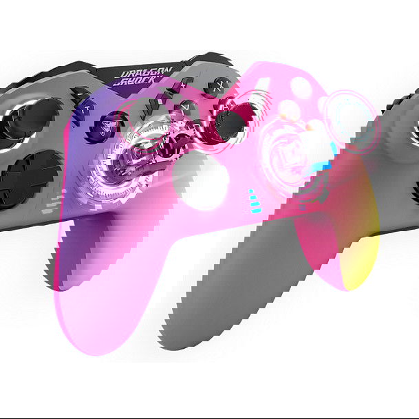 Dragonshock Nebula Pro Ultimate - Mando inalámbrico Bluetooth con botones programables, retroiluminación multi-LED, giroscopio y carga USB-C para Nintendo Switch