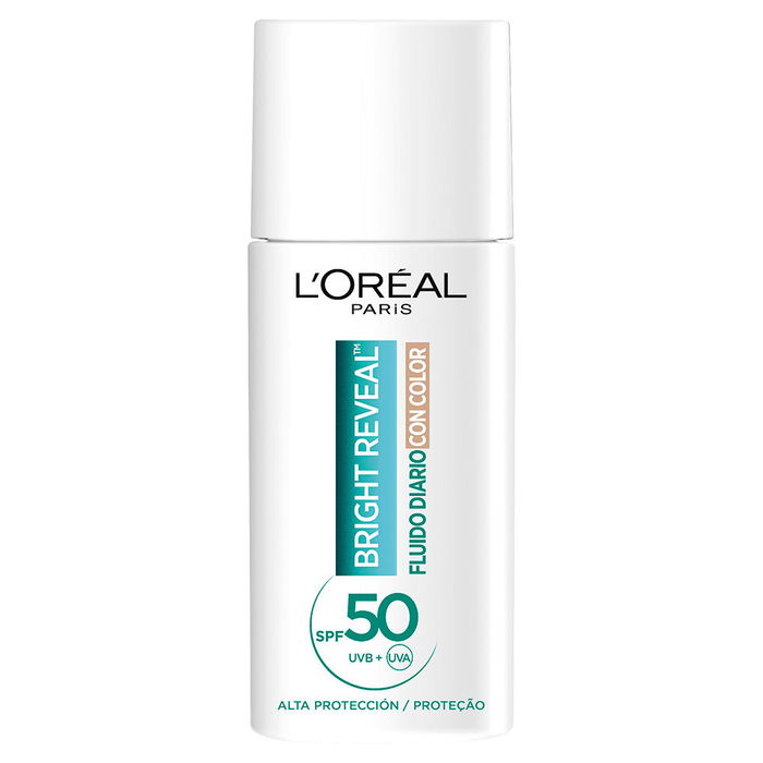 L'Oréal Paris Bright Reveal Niacinamida Fluido Diario SPF50 #Medio 50ml Piel Clara