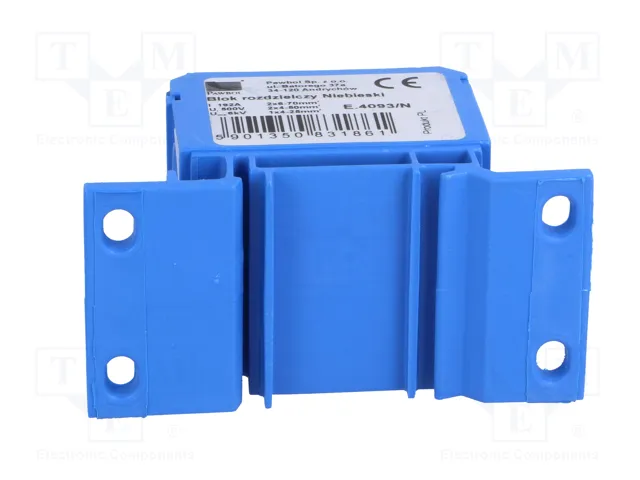 PAWBOL Bloque de distribución de 160A y 600V, azul
