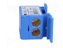PAWBOL Bloque de distribución de 160A y 600V, azul