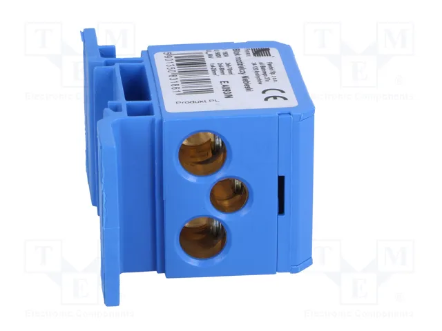 PAWBOL Bloque de distribución de 160A y 600V, azul