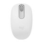 Logitech M196 - Ratón Inalámbrico Blanco, 1000 DPI, Batería 12 Meses, Bluetooth Low Energy, 76g