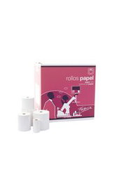 FABRISA Pack de 10 Rollos de Papel Térmico sin BPA 57x60x12 mm