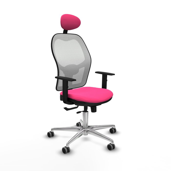 PIQUERAS Y CRESPO Silla de oficina Jorquera Rosa y Blanca PIQUERAS Y CRESPO Silla de oficina Jorquera Rosa y Blanca