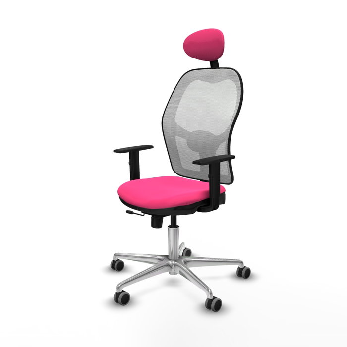 PIQUERAS Y CRESPO Silla de oficina Jorquera Rosa y Blanca PIQUERAS Y CRESPO Silla de oficina Jorquera Rosa y Blanca