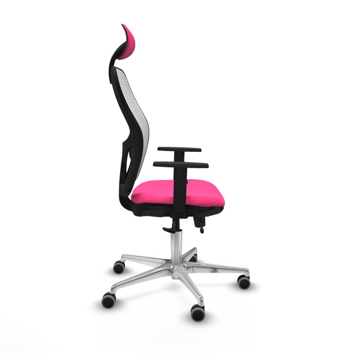 PIQUERAS Y CRESPO Silla de oficina Jorquera Rosa y Blanca PIQUERAS Y CRESPO Silla de oficina Jorquera Rosa y Blanca