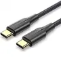 Vention TAUBG Cable USB-C Macho a USB-C Macho 3A 480Mbps 1.5m Negro