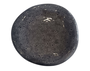 DKD Home Decor Juego de Platos de Gres Esmaltado Símil Piedra Negro, 4 unidades