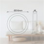 GSC Evolution Aplique de pared redondo LED Doko con sensor de movimiento 15W 4000K Blanco