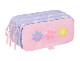 Safta Bolso escolar portatodo Triple Big Bouquet