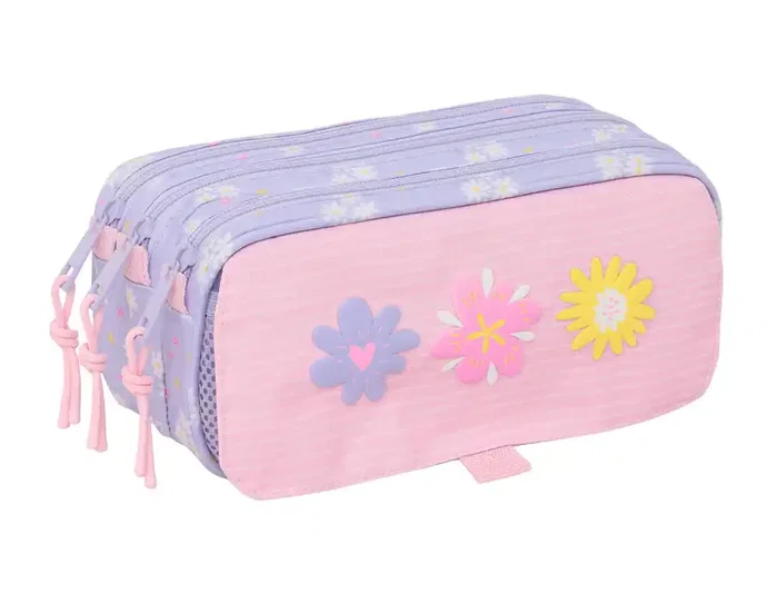 Safta Bolso escolar portatodo Triple Big Bouquet Safta Bolso escolar portatodo Triple Big Bouquet