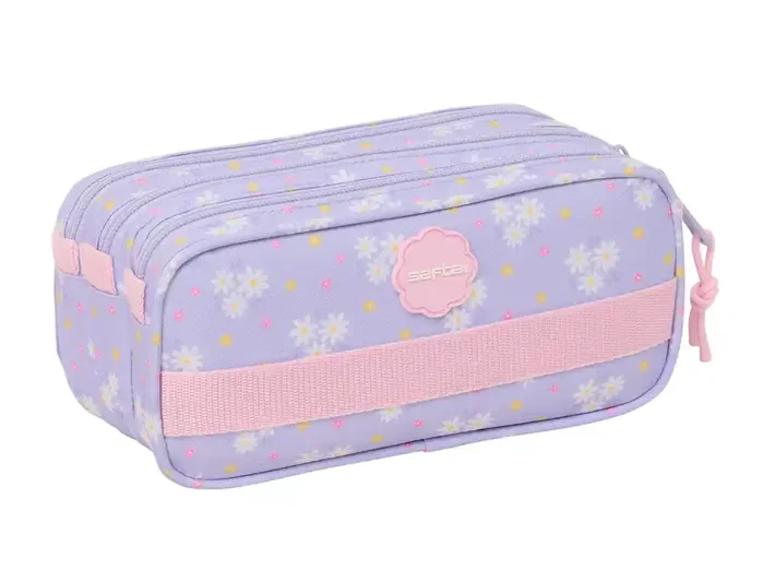 Safta Bolso escolar portatodo Triple Big Bouquet Safta Bolso escolar portatodo Triple Big Bouquet