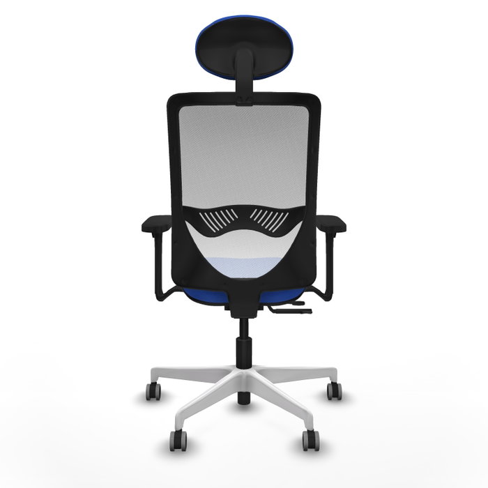 PIQUERAS Y CRESPO Silla de oficina Zulema con Mecanismo Sincro/Traslack, Azul y Blanco PIQUERAS Y CRESPO Silla de oficina Zulema con Mecanismo Sincro/Traslack, Azul y Blanco