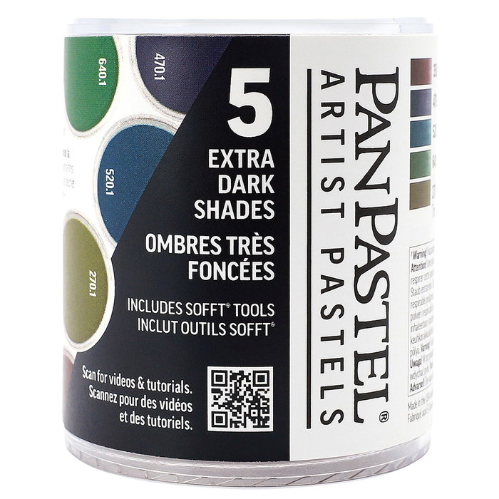 Panpastel Set de 5 Sombras Extra Dark Shades Panpastel Set de 5 Sombras Extra Dark Shades