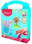 Maped Color Peps Caja de 4 Botes de Pintura de Dedos de 80 g Colores Surtidos