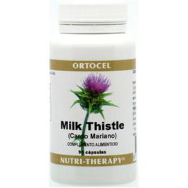ORTOCEL NUTRI-THERAPY Cardo Mariano Extracto 90Cap. con Silimarina para la Salud Hepática