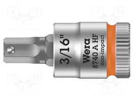 WERA Vaso Allen-bit Hex-Plus 3/16 pulgadas 1/4 pulgada