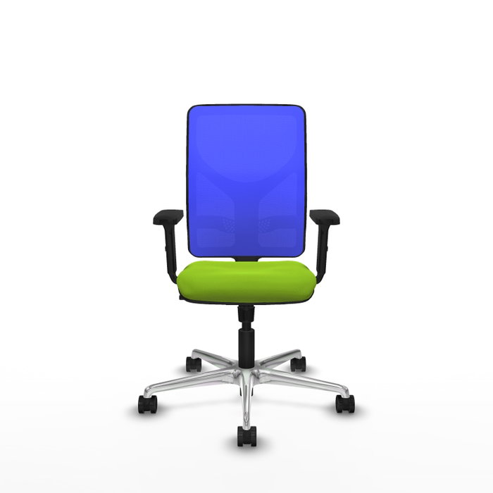 PIQUERAS Y CRESPO Silla de oficina Motilla con mecanismo Sincro, Pistacho y Azul PIQUERAS Y CRESPO Silla de oficina Motilla con mecanismo Sincro, Pistacho y Azul