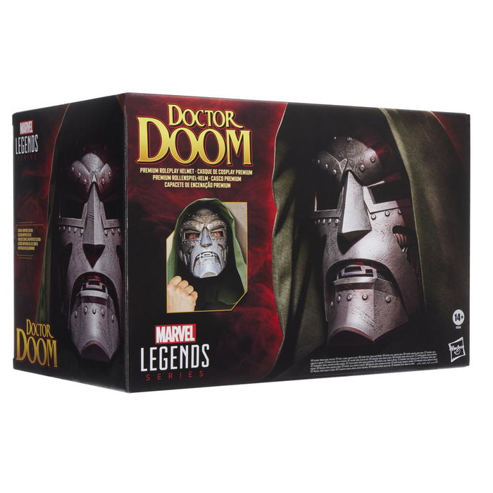 Hasbro Marvel Legends Casco Premium Roleplay Doctor Muerte para Colección y Cosplay