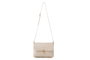 Lucky Bees 1278 Bolso Bandolera Mujer, Color Crema, Piel de Polivinilo, Elegante y Duradero, Elegante y Práctico