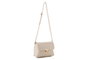 Lucky Bees 1278 Bolso Bandolera Mujer, Color Crema, Piel de Polivinilo, Elegante y Duradero, Elegante y Práctico