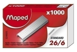 Grapas Maped 26/6 Caja De 1000 (Set de 36)
